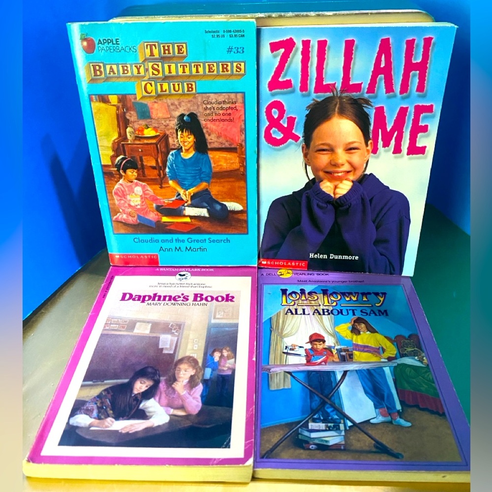 Collection of 4 Vintage Young Readers Paperback Books Baby Sitters Club & more